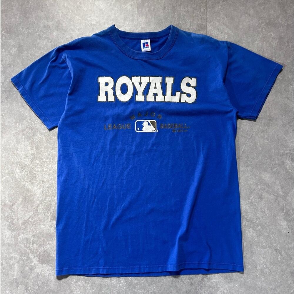 1991 Vintage Kansas City Royals Russell Blue T Shirt -L